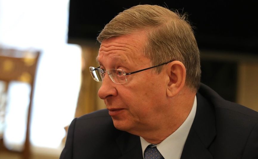 Владимир Евтушенков на совещании в Кремле