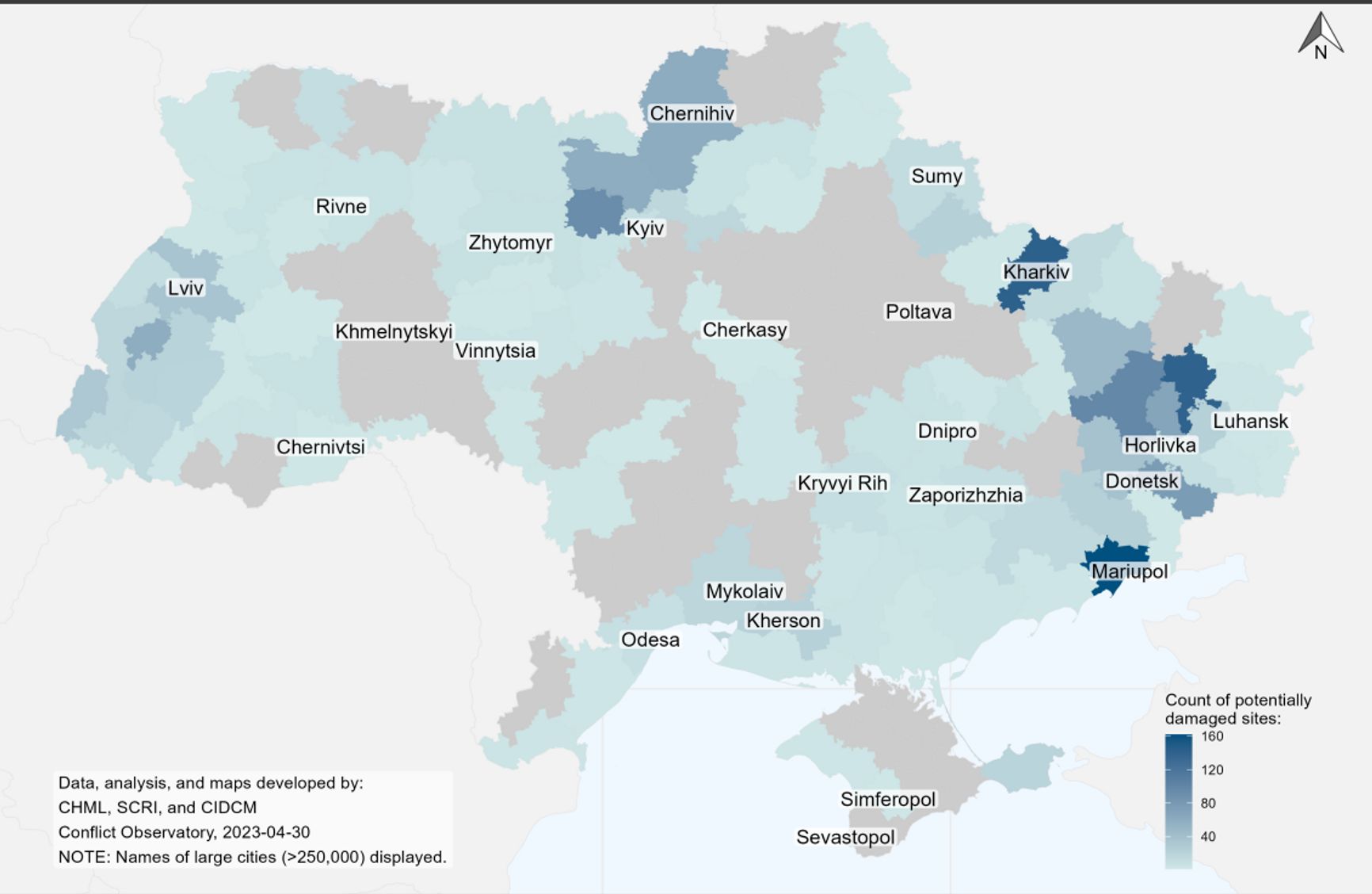 Объекты культурного наследия в Украине, которым был нанесен ущерб с начала войны