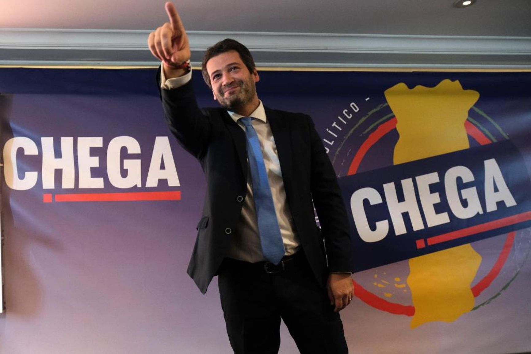 Chega leader André Ventura is often accused of far‑right radicalism