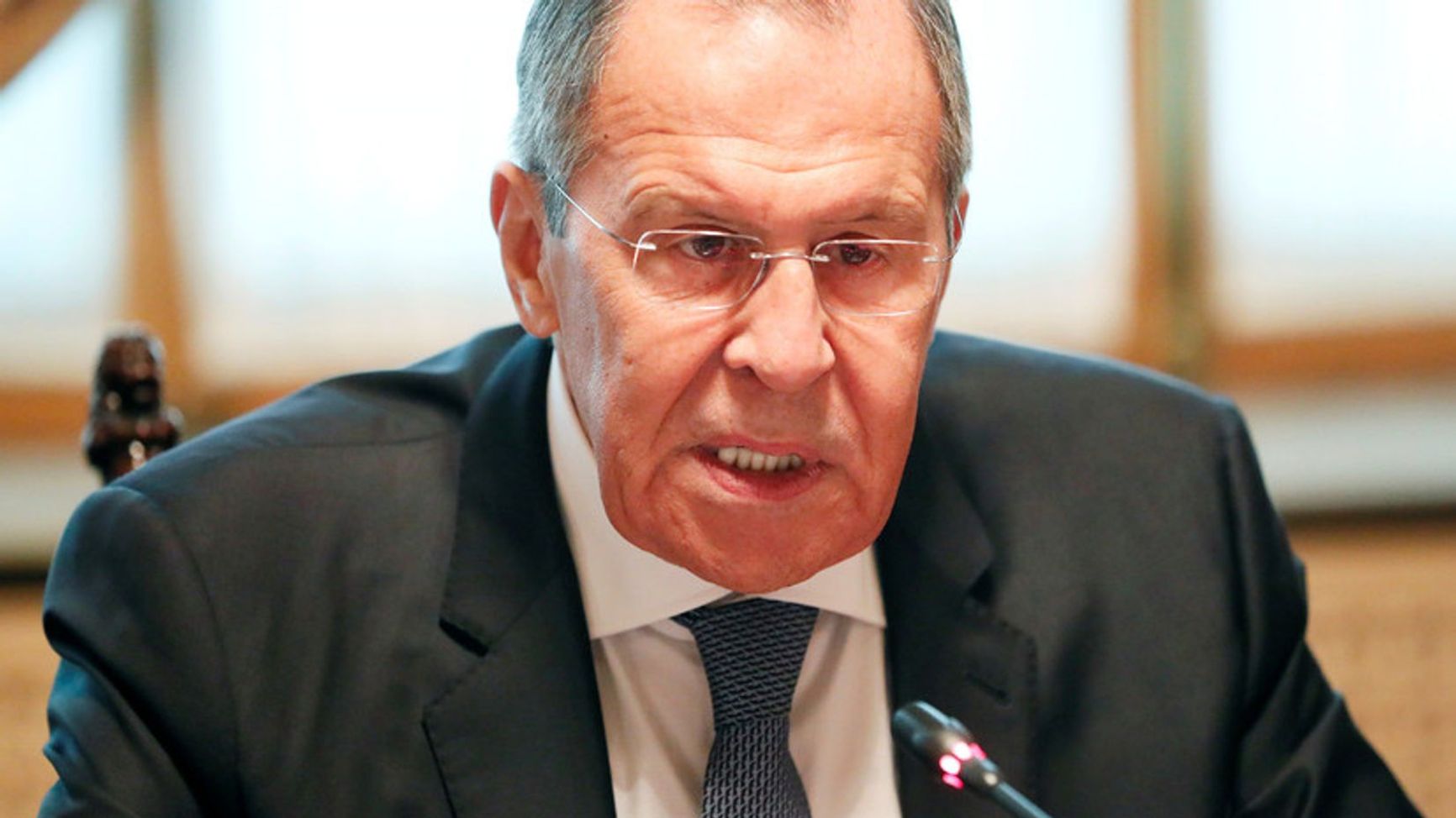 Russia's Foreign Minister Sergey Lavrov