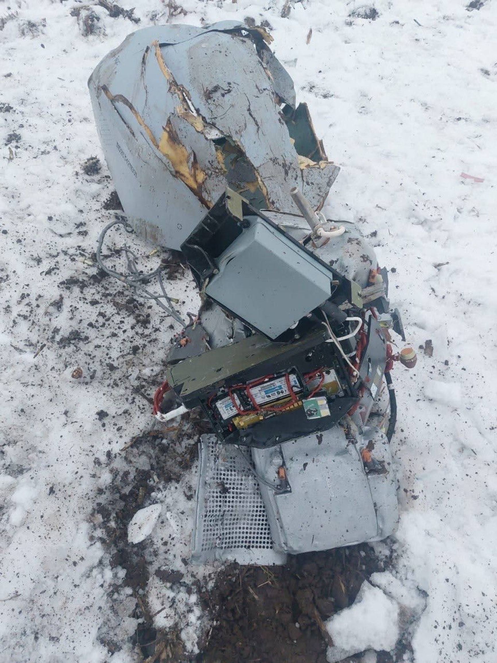 Debris from the Russian Kh-101 cruise missile with American components