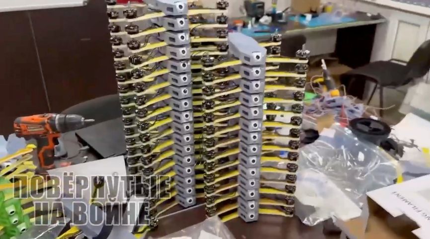 Дроны «Упырь». Скриншот из видео из канала «Повёрнутые на Z войне»