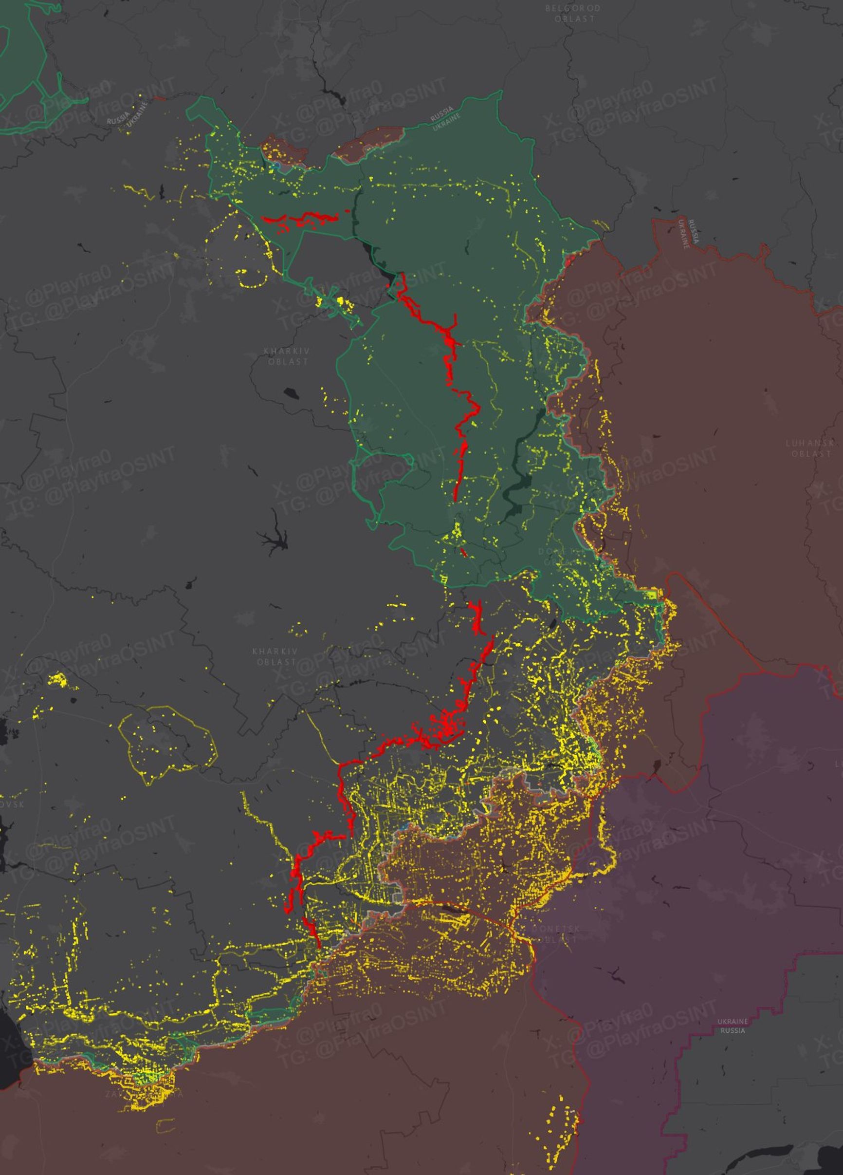 Новая украинская оборонительная линия на Донбассе